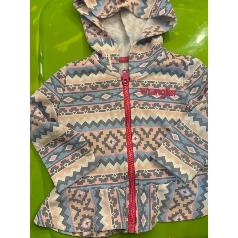Wrangler Girls 18 months western pastel print